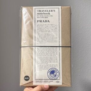 Prada x Traveler's Notebook - black